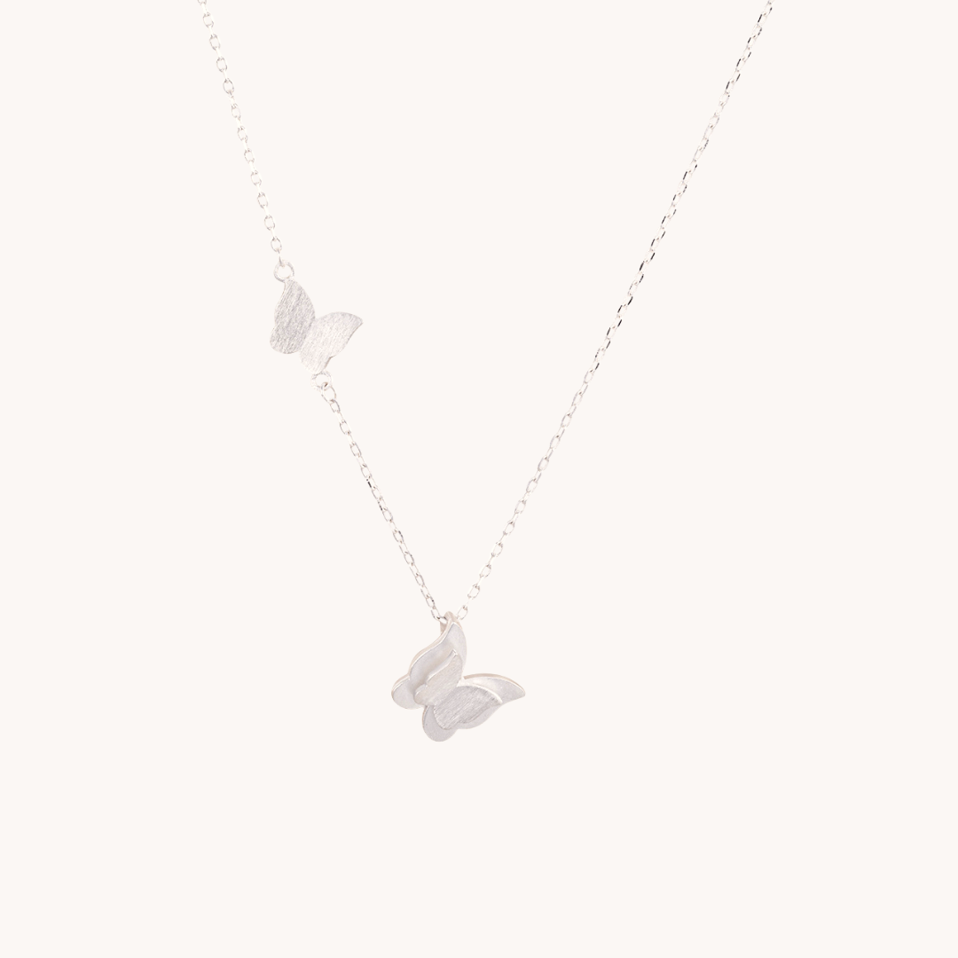 Butterfly Pendant Necklaces Sterling Silver – Hey Happiness